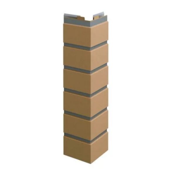 Угол наружный к Фасадным Панелям VOX Clinker Горчица