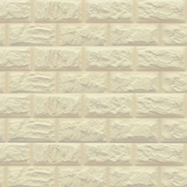 Цокольный сайдинг коллекция Альпийский камень 2-х метровый - Слоновая кость