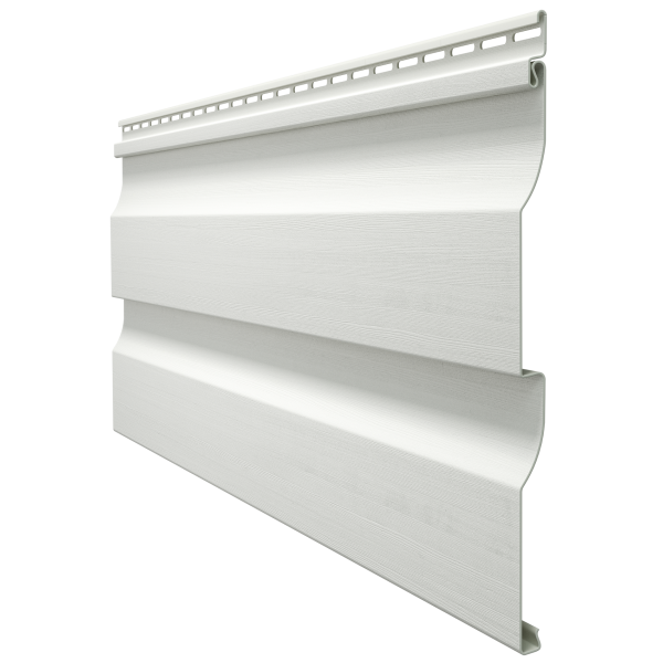 Виниловый сайдинг - серия PREMIUM D4,5D,(Корабельный брус) Пломбир