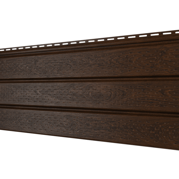 Софит с полной перфорацией Орех тёмный