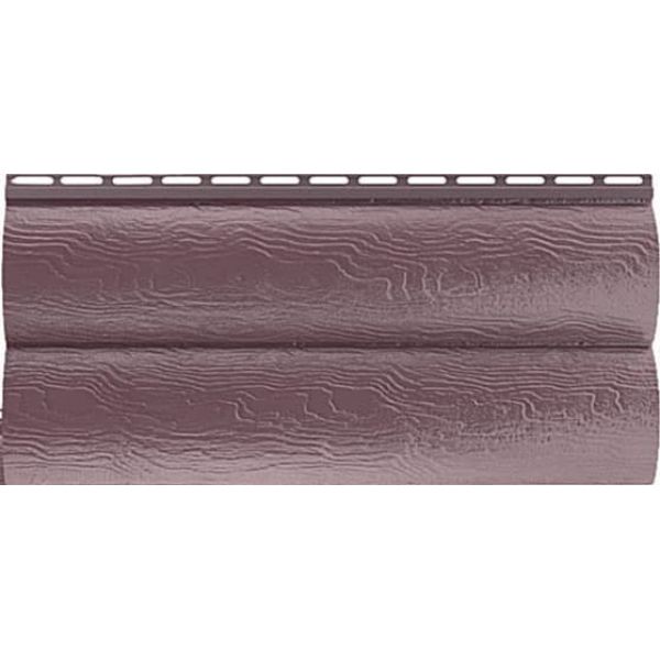 Сайдинг Blockhouse (Блокхаус - под бревно) Bh-02, Красно-коричневый