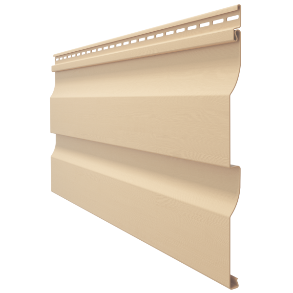 Виниловый сайдинг - серия PREMIUM D4,5D,(Корабельный брус) Персик