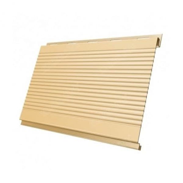 Металлический сайдинг Вертикаль (gofr) Полиэстер 0.45 Cлоновая кость