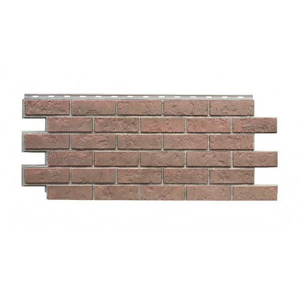 Цокольный сайдинг «Старый форт» Терракотовый