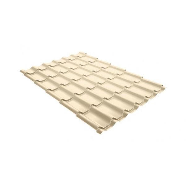 Металлочерепица классик 0,45 PE RAL 1015 светлая слоновая кость