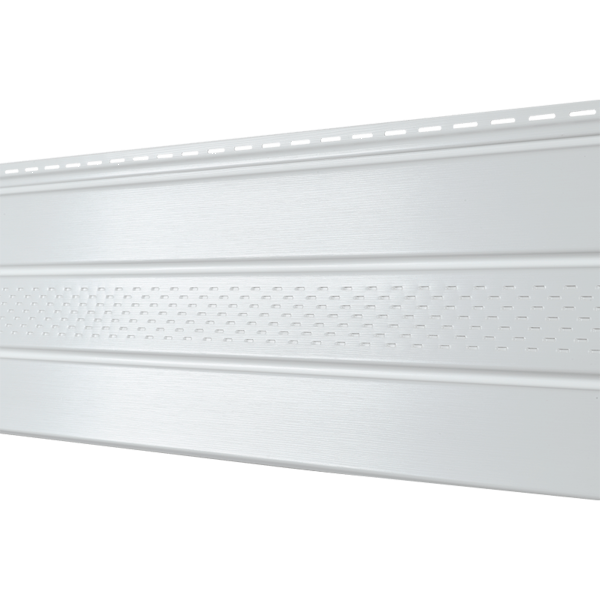 Софит PRO Классический перфорация по центру Белый