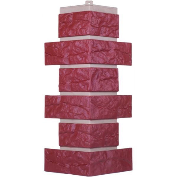 Угол Лондон Брик Кирпич - Красный