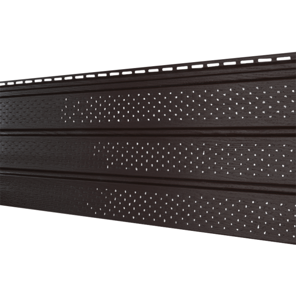 Софит Классический, с полной перфорацией Коричневый