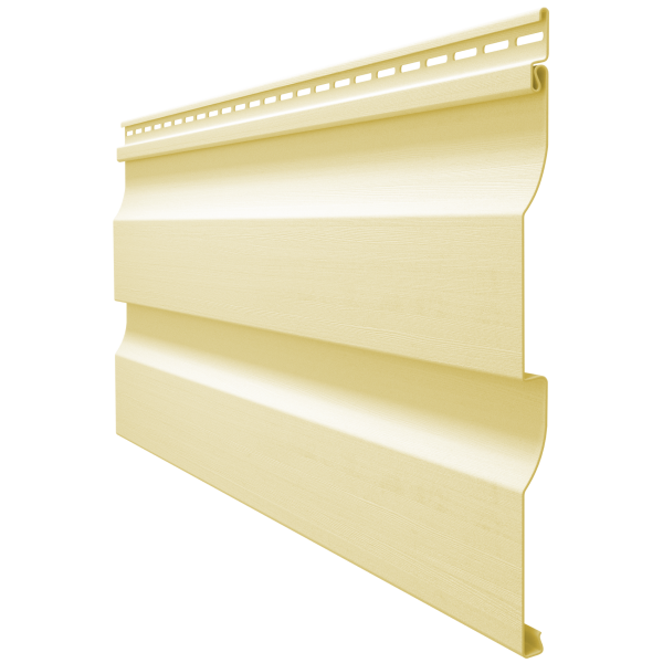 Виниловый сайдинг - серия PREMIUM D4,5D, (Корабельный брус) Банан