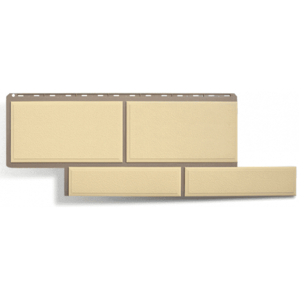 Фасадные панели (цокольный сайдинг)   Флорентийский камень Слоновая Кость