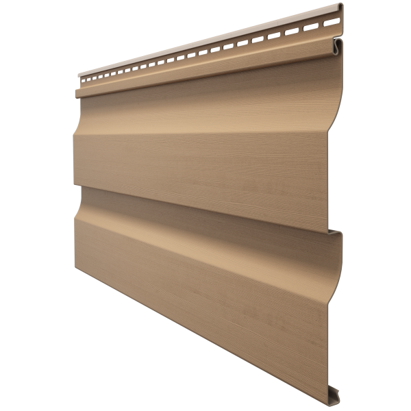 Виниловый сайдинг - серия PREMIUM D4,5D, (Корабельный брус) Капучино